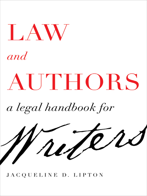 Title details for Law and Authors by Jacqueline D. Lipton - Available